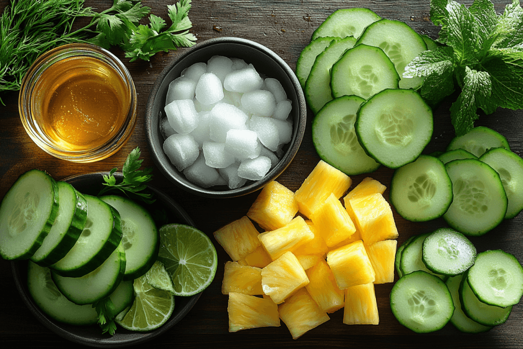 Ingredients for 4 Kid-Sized Smoothies