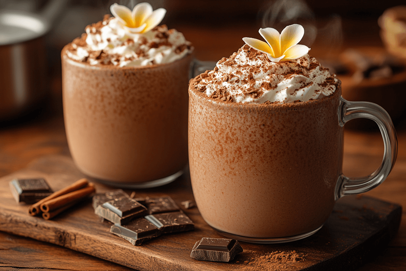 Special Hot Chocolate Kids Love in Bali, Indonesia