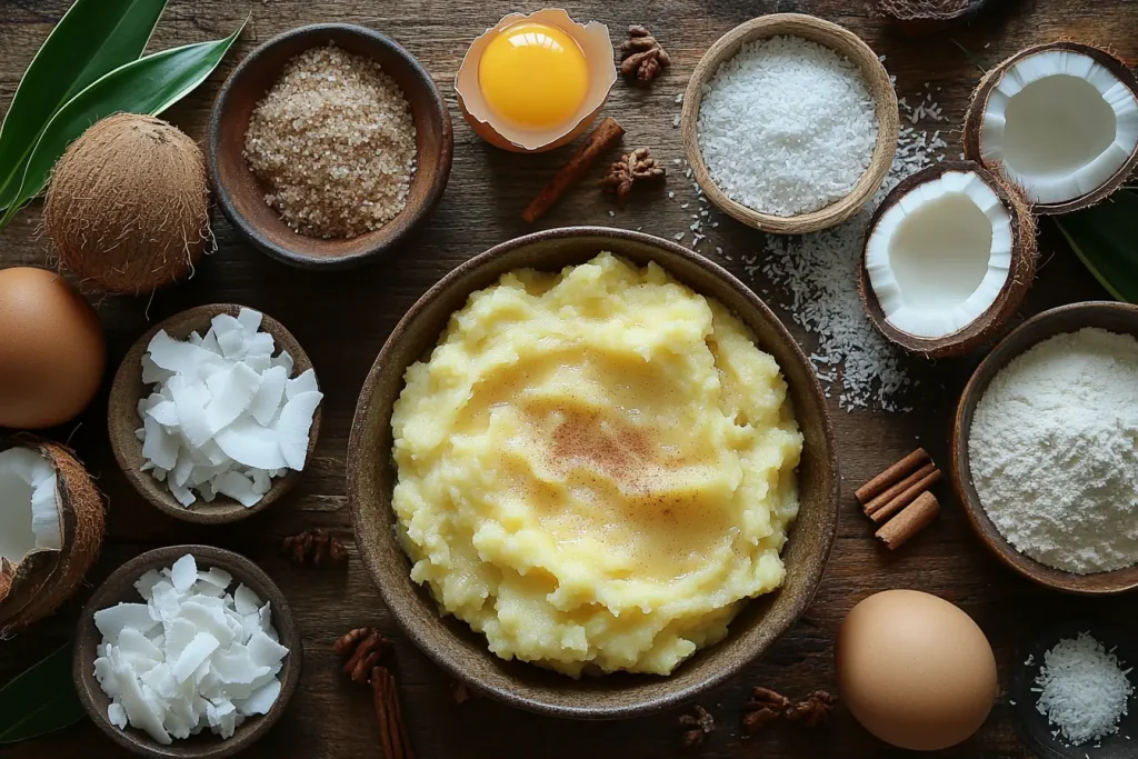 Ingredients for Bali-Inspired Feijoa Cake (Serves 4 Kids)