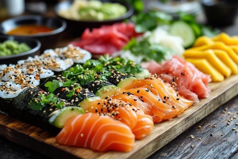 Easy Hand Roll Sushi Recipe for Kids in Bali, Indonesia
