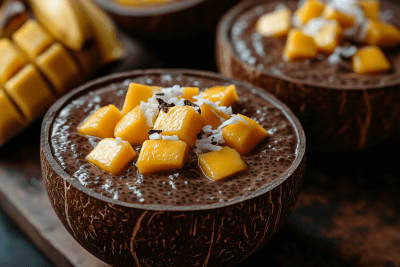 Easy Chocolate Chia Pudding Recipe for Kids in Bali, Indonesia