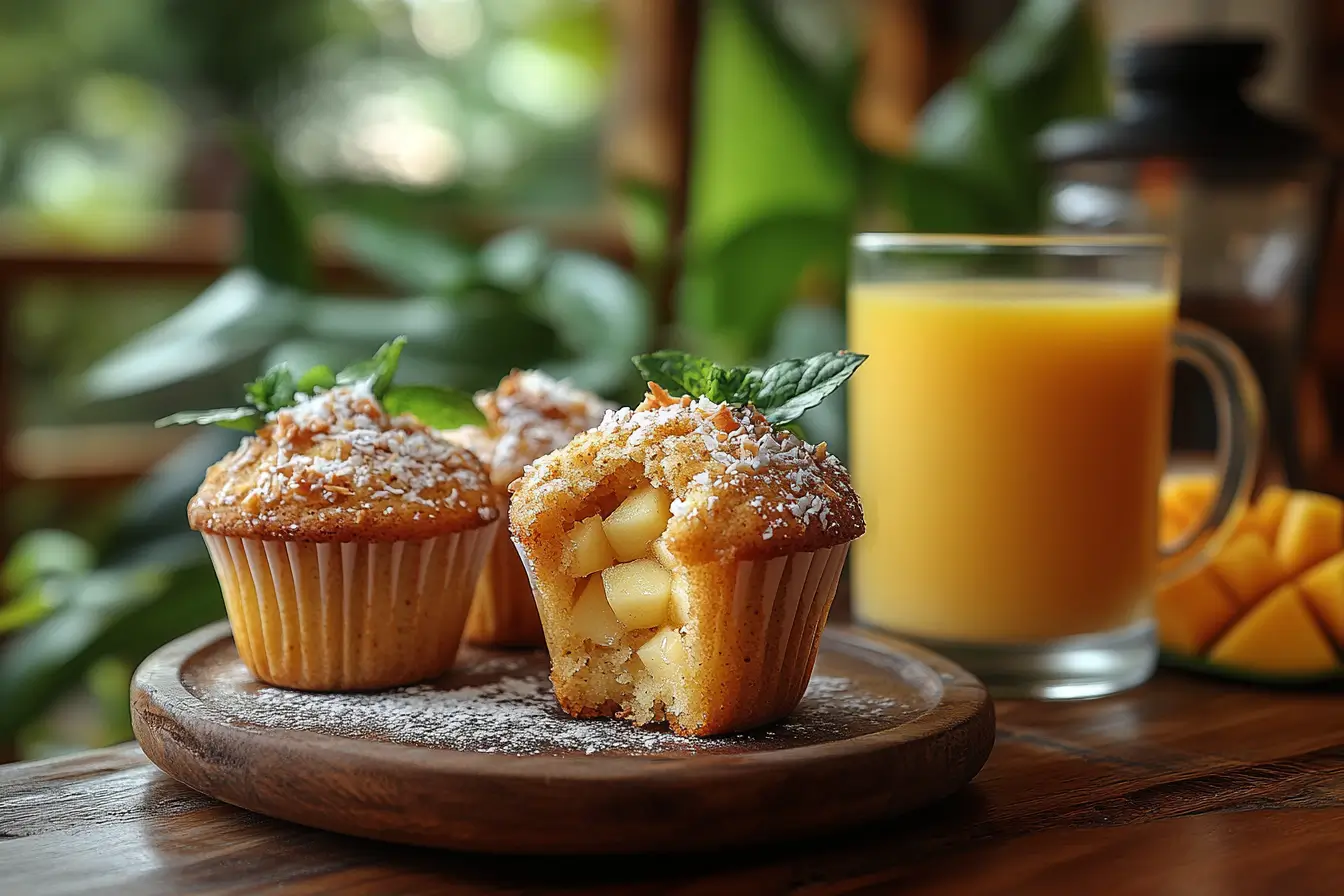 Healthy Cinnamon Apple Muffins for Kids in Bali, Indonesia