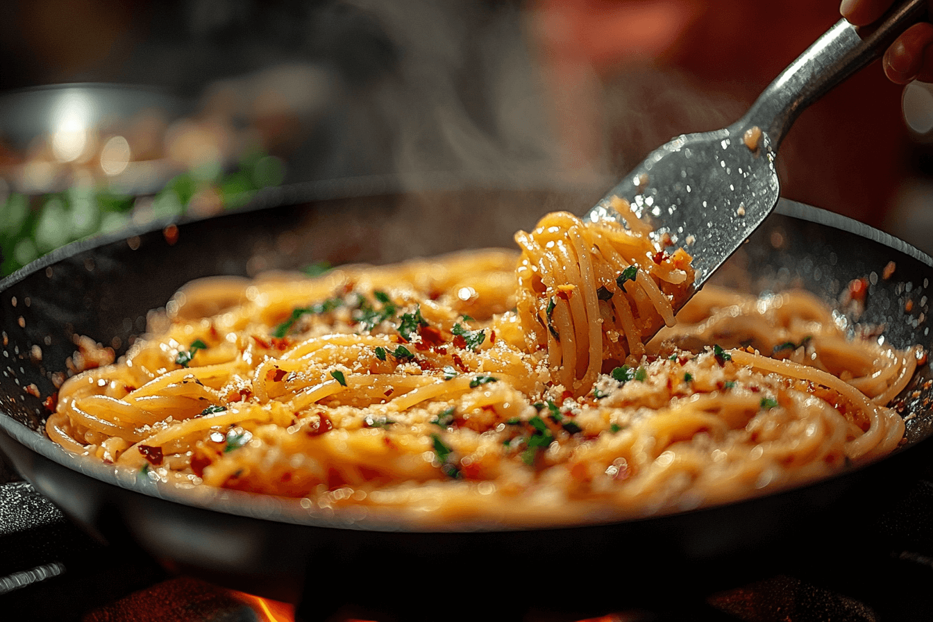 Step 5: Combine Pasta with Sauce