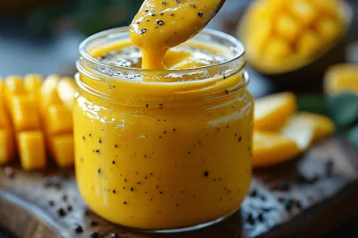 Menyesuaikan rasa saus mangga