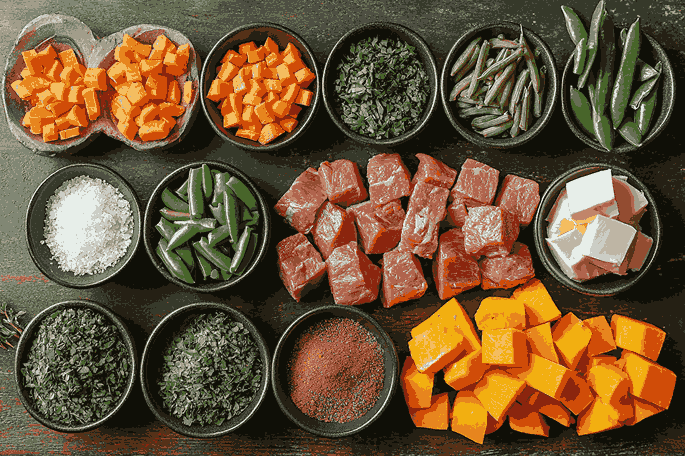 Resep Daging Domba & Sayur Slow-Cooked untuk Anak di Bali | Bahan-Bahan
