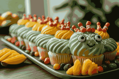 Resep Cupcake Ulat Bali yang Lezat dan Seru untuk Anak