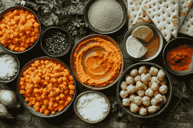 Resep Hummus Wortel Sehat dan Pitta Ala Bali | Bahan-Bahan
