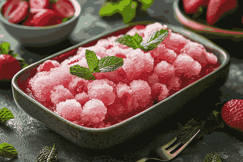 Resep Granita Stroberi & Mint Segar Ala Bali | Langkah-2