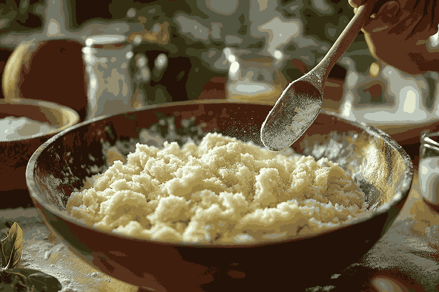 Приготовьте сироп для ломтиков Rice Bubble