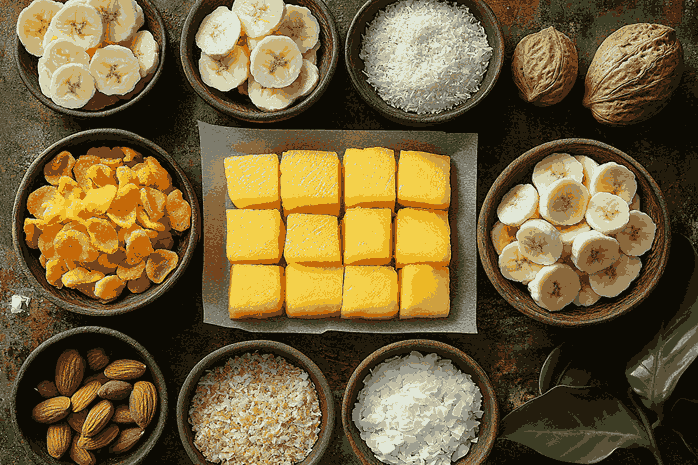 Resep Catur Cokelat Buah & Kacang Ala Bali untuk Anak-Anak | Bahan-Bahan