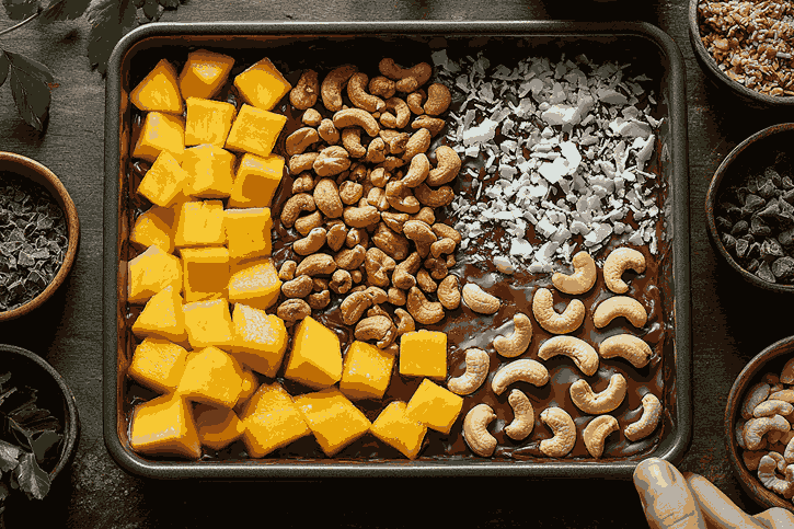 Resep Catur Cokelat Buah & Kacang Ala Bali untuk Anak-Anak | Langkah-4