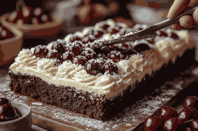 Black Forest Brownies Mudah, Favorit Anak & Keluarga di Bali