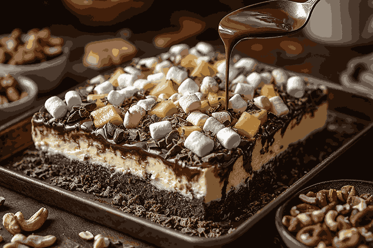 Bali-Inspired Easter Rocky Road Cheesecake Bars untuk Anak | Step-3