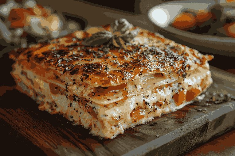 Скрытый овощной лазанья для детей на Бали
