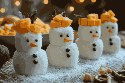 Jolly Marshmallow Snowmen: Camilan DIY Seru untuk Anak di Bali