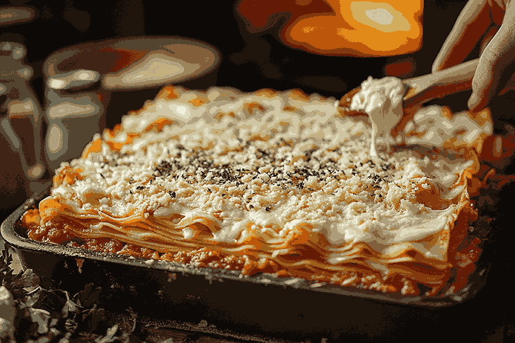 Соберите лазанью
