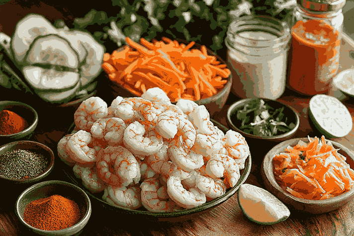 Blackened Shrimp Hot Dogs untuk Anak di Bali | Bahan-Bahan