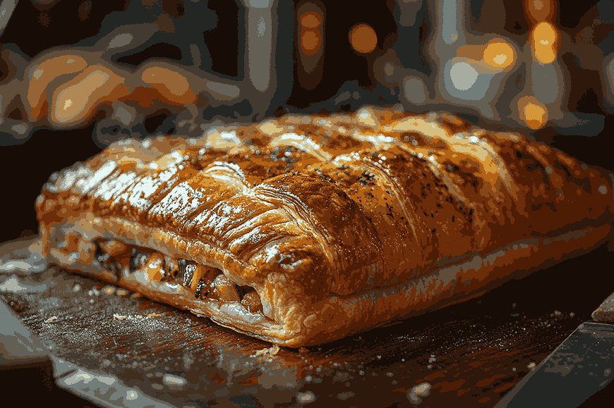 Выпекайте пирог с курицей и луком-пореем