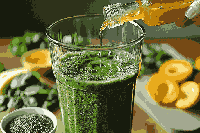 Sesuaikan rasa smoothie bayam