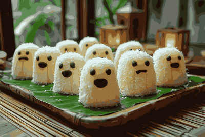 Resep Hantu Pisang Kelapa Mudah untuk Anak di Bali, Indonesia
