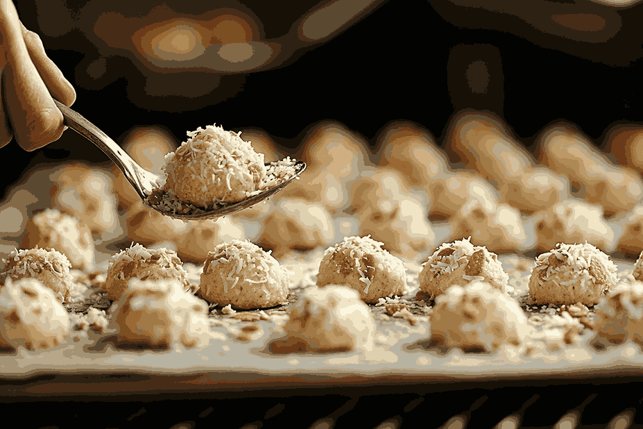 Membentuk dan memanggang kue cornflake