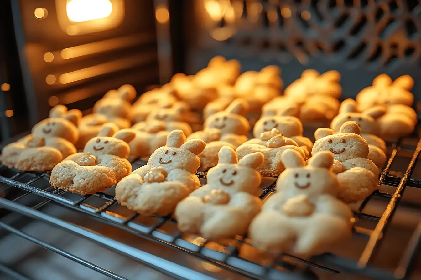 Memanggang Kue Kelinci Paskah