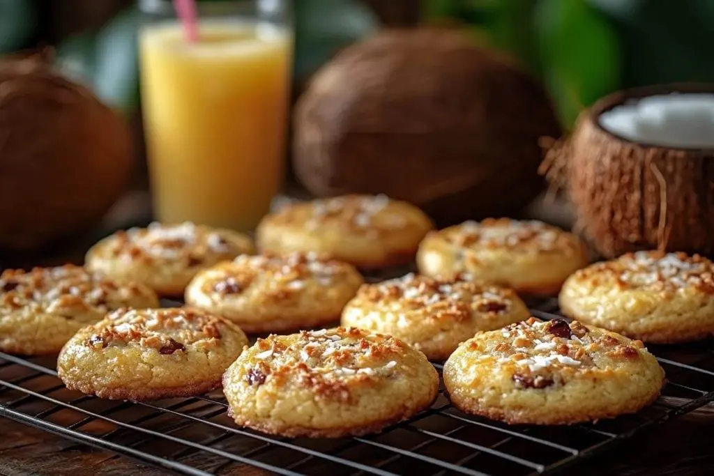 Kue labu didinginkan dan disajikan