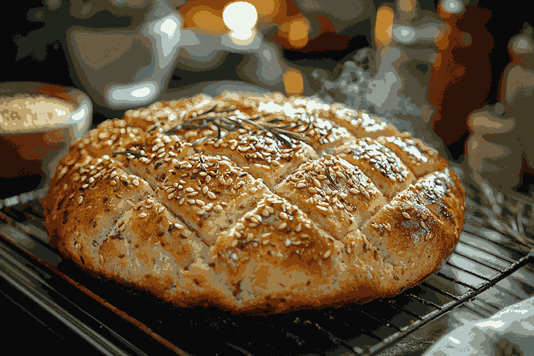 Resep Roti Soda Rosemary dengan Biji Ala Bali untuk Keluarga