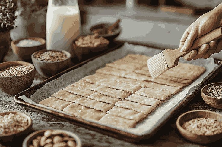 Roti Soda Rosemary Ala Bali | Langkah1