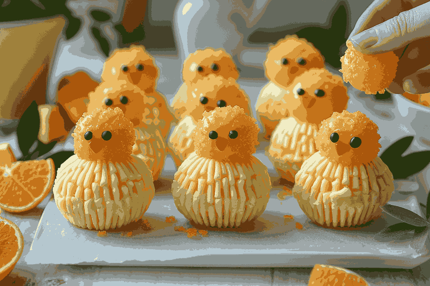 Vanilla Chick Biscuit Pops Ala Bali | Langkah-5