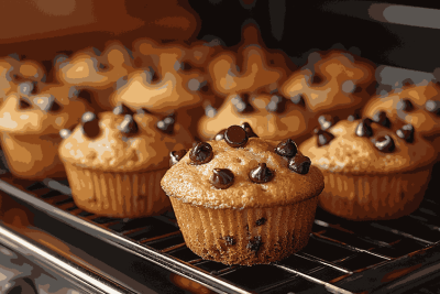 Resep Muffin Cokelat Chip Mudah untuk Anak di Bali, Indonesia